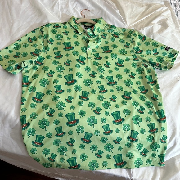 Sunday Swagger St Patrick’s day collar shirt - Picture 1 of 6